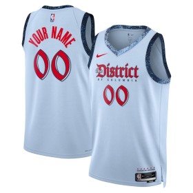 Dres Washington Wizards Prilagođeni Nike 2024-25 City Edition Plava Swingman